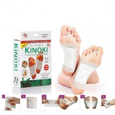 4 packet Kinoki Detox Foot Pads White (Original)
