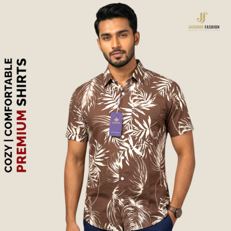 Mens Summer Half Sleeve Shirt