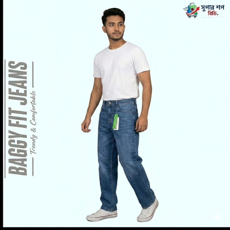 Mens Baggy Fit Denim