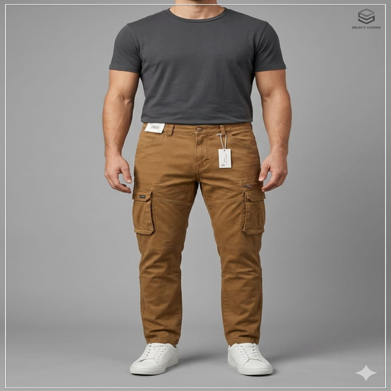 Mens Six Pocket Cargo Pant