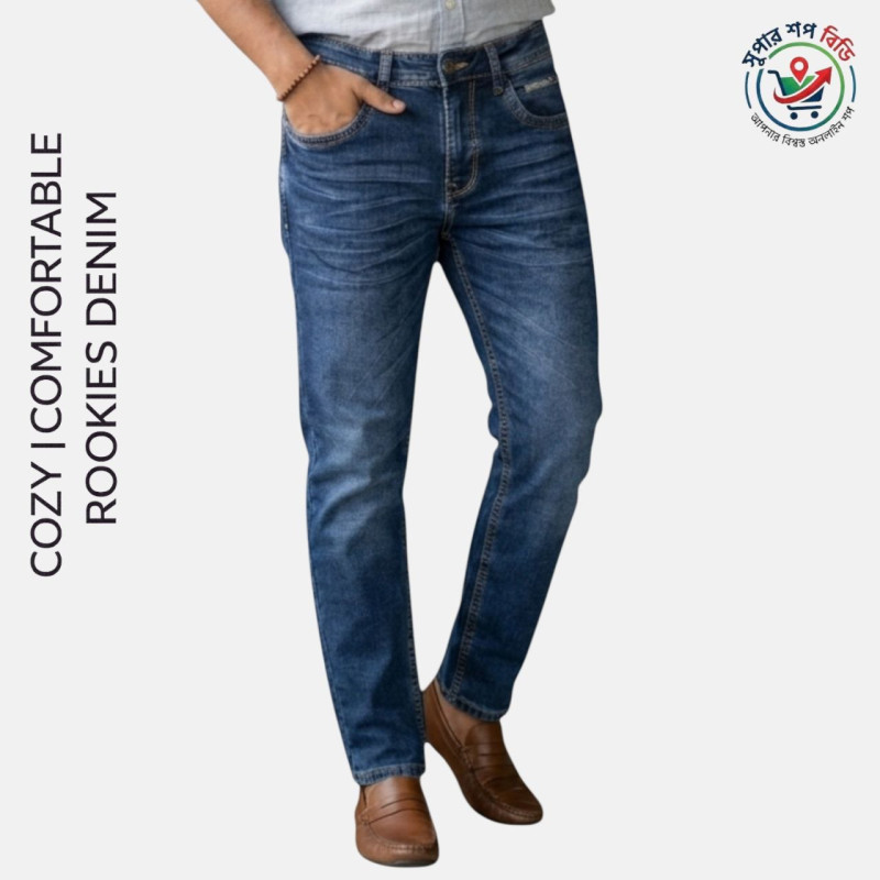 Mens Premium Quality Denim-Mid Light