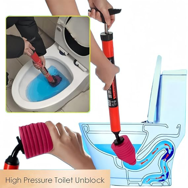 (3 Pcs)-High Pressure Toilet Unblock One Shot,