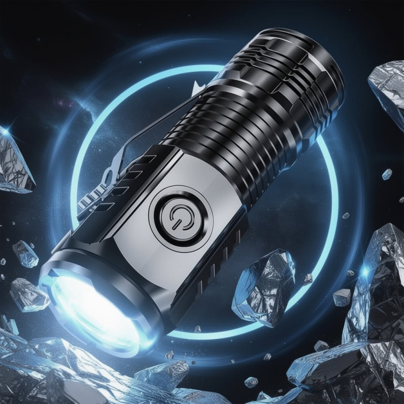 2 Pcs-Mini LED Flashlight (High Power Light)